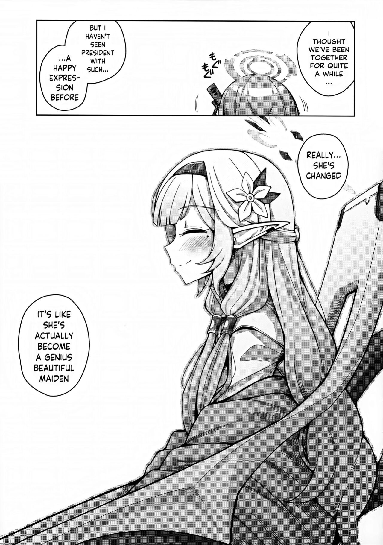 [Gaikotsu no Spare Rib (Kurohagane)] Zenchi, Arui wa Zen Oroka. | Omniscience, or perhaps inscience. (Blue Archive)