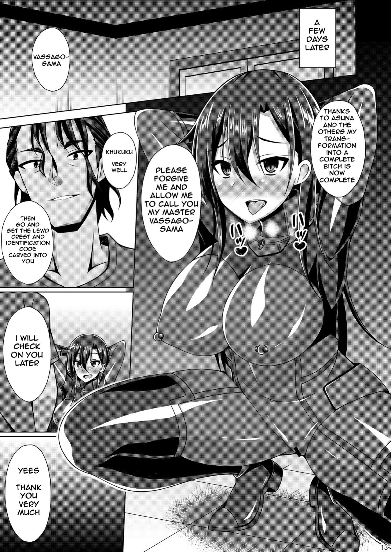 (C102) [Imitation Moon (Narumi Yuu)] Kuro no Kenshito Yobareta Ore wa mou nai... IFEND (Sword Art Online) (English MTL)