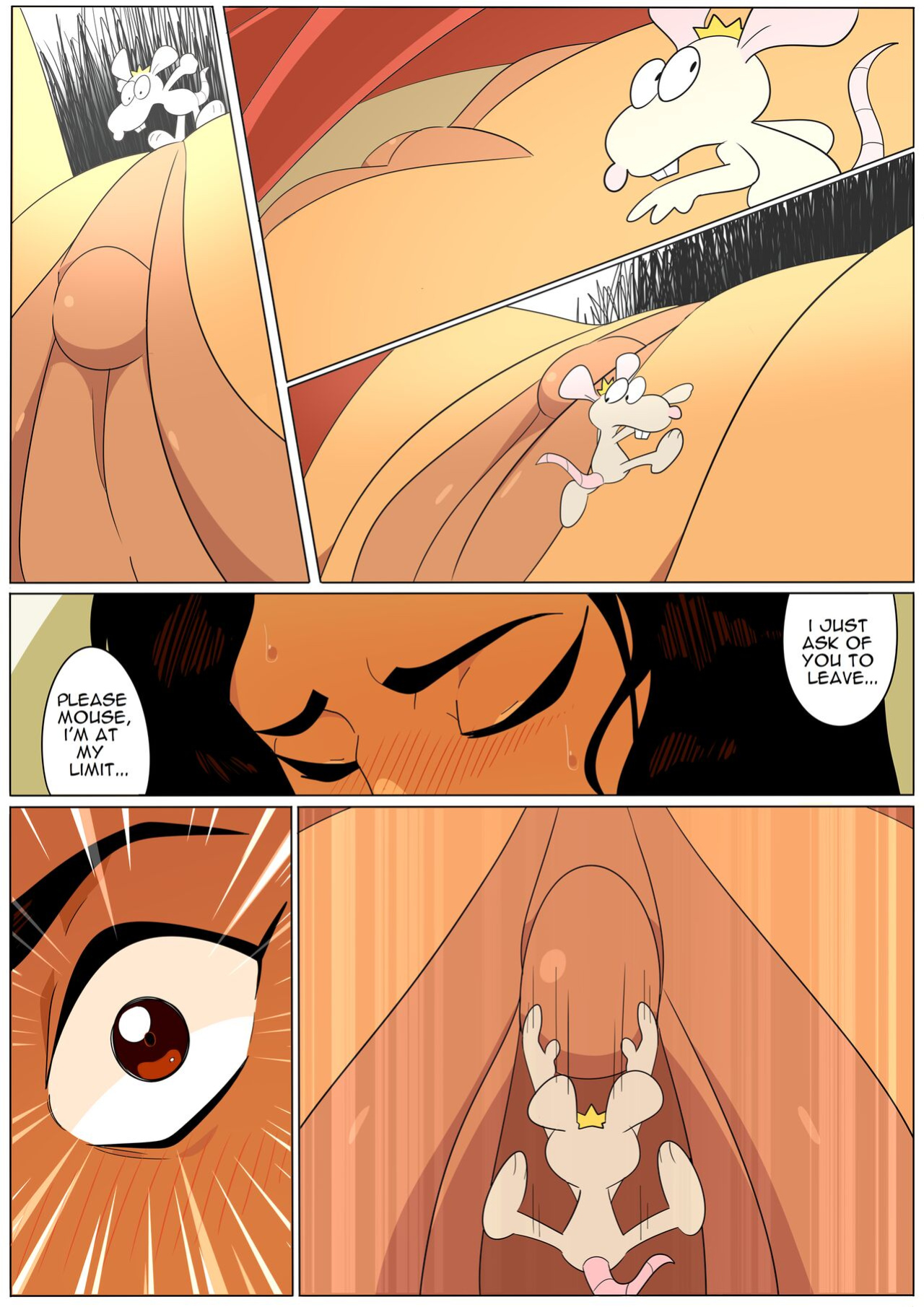 Dangerking11 Mouse and Giantess Continued