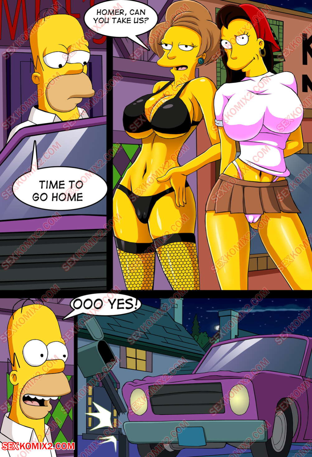 Adventures of Anastasia - Meet me Springfield (The Simpsons) [SexKomix]