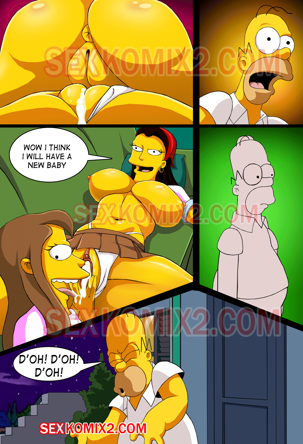 Adventures of Anastasia - Meet me Springfield (The Simpsons) [SexKomix]