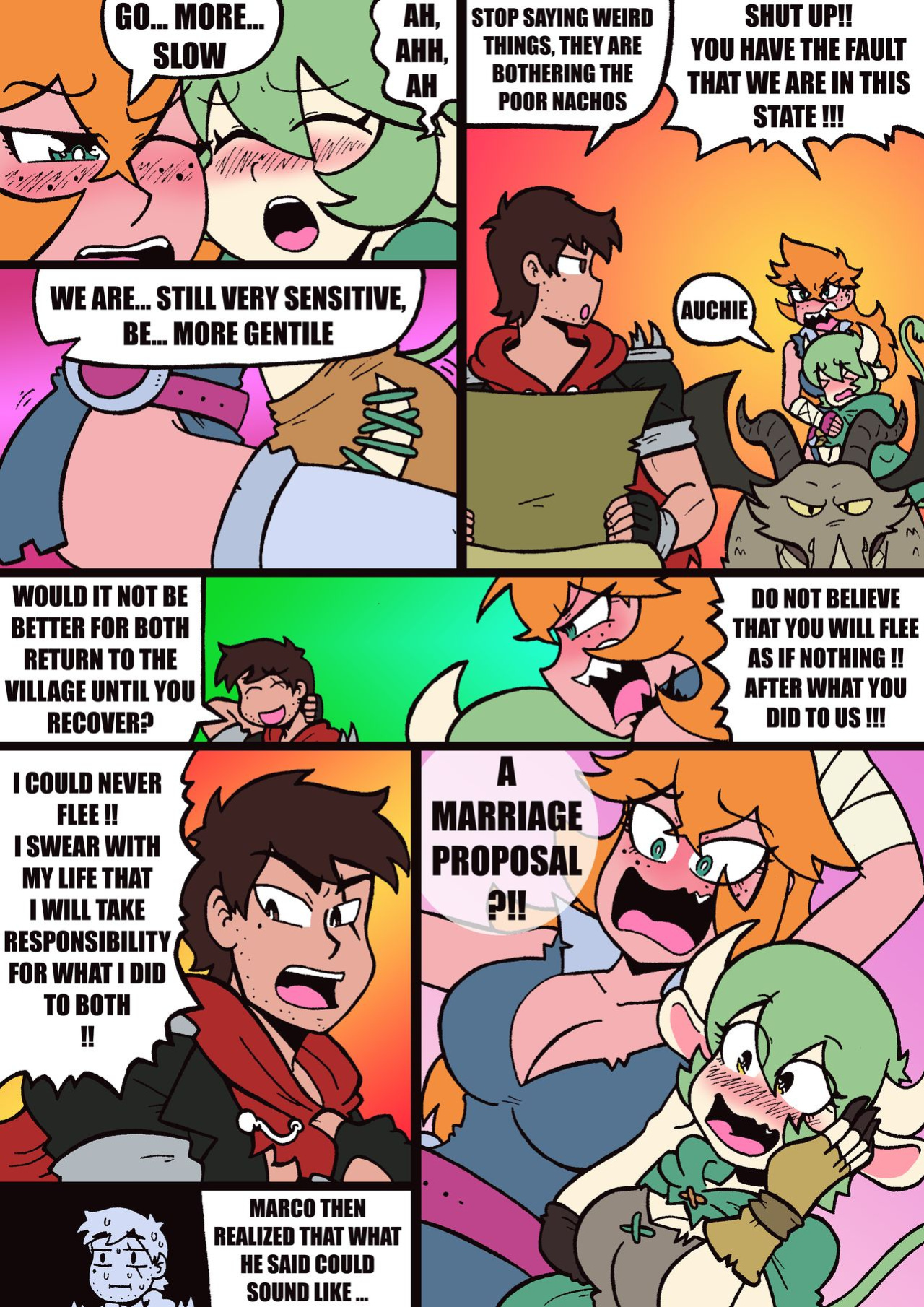 (Malandra Parodias)(Star Vs the Forces of Evil)Marco Harem Neverzone World (complete)