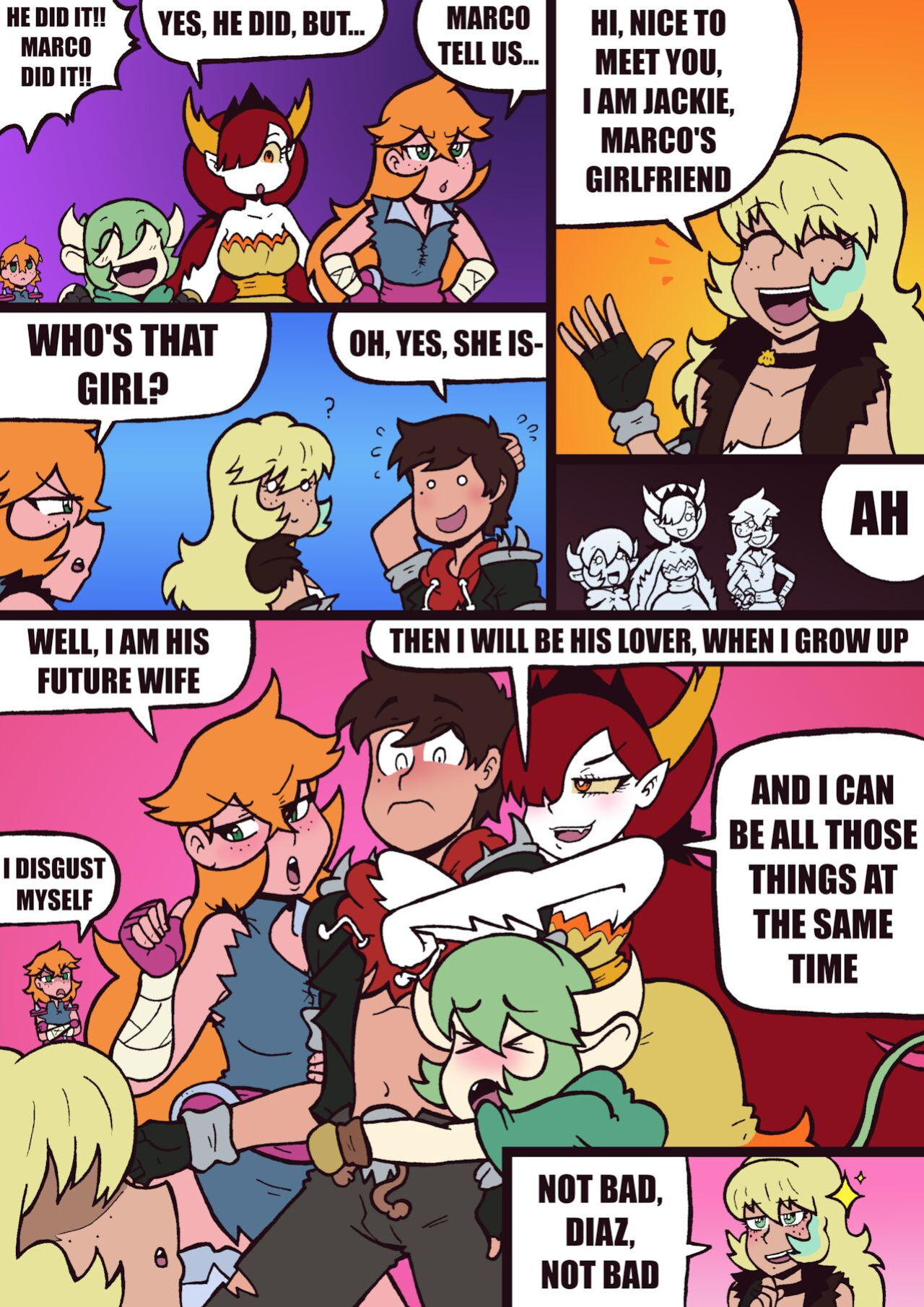 (Malandra Parodias)(Star Vs the Forces of Evil)Marco Harem Neverzone World (complete)