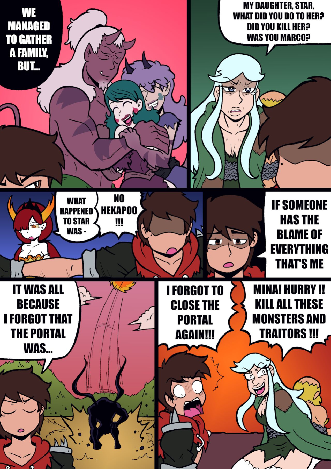 (Malandra Parodias)(Star Vs the Forces of Evil)Marco Harem Neverzone World (complete)