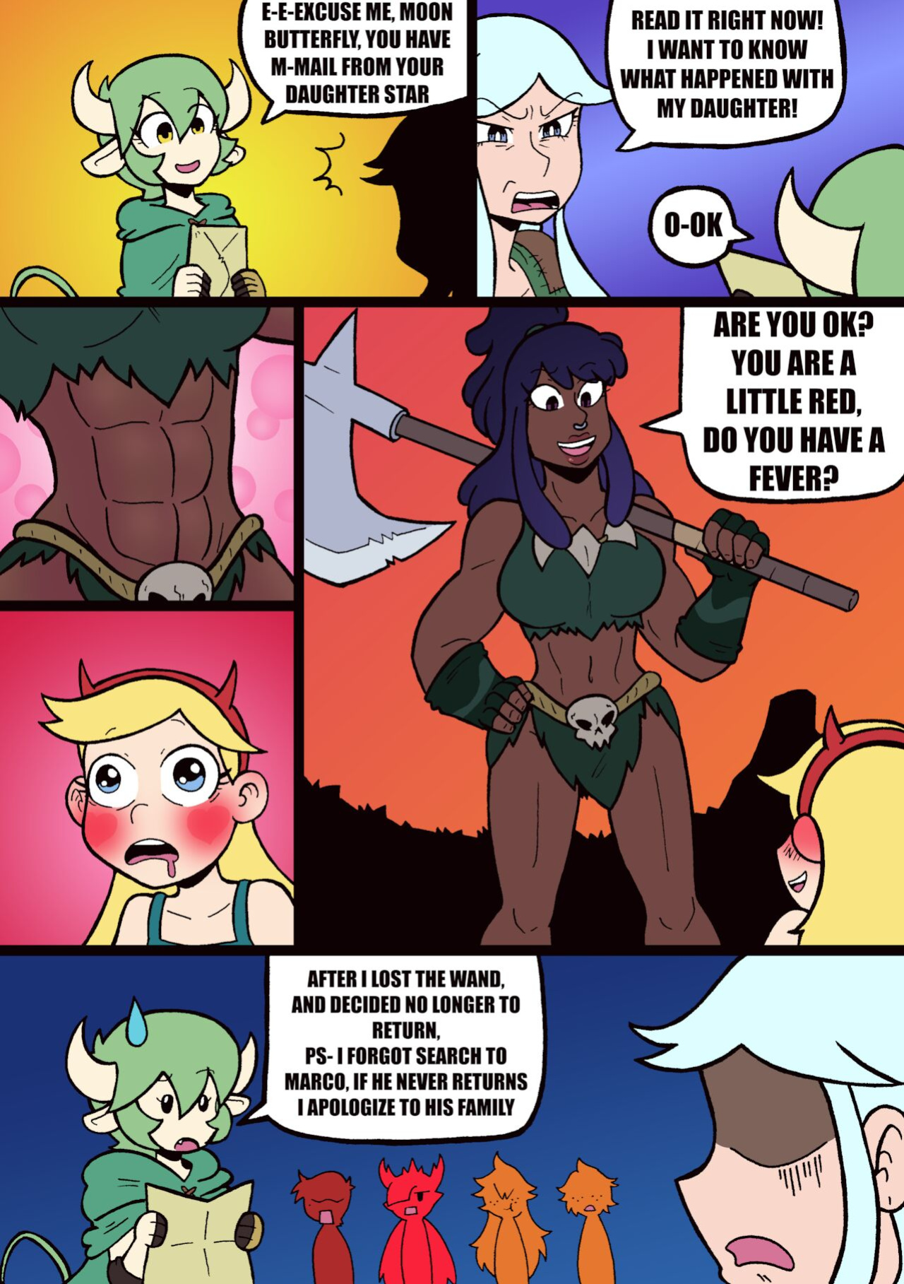 (Malandra Parodias)(Star Vs the Forces of Evil)Marco Harem Neverzone World (complete)
