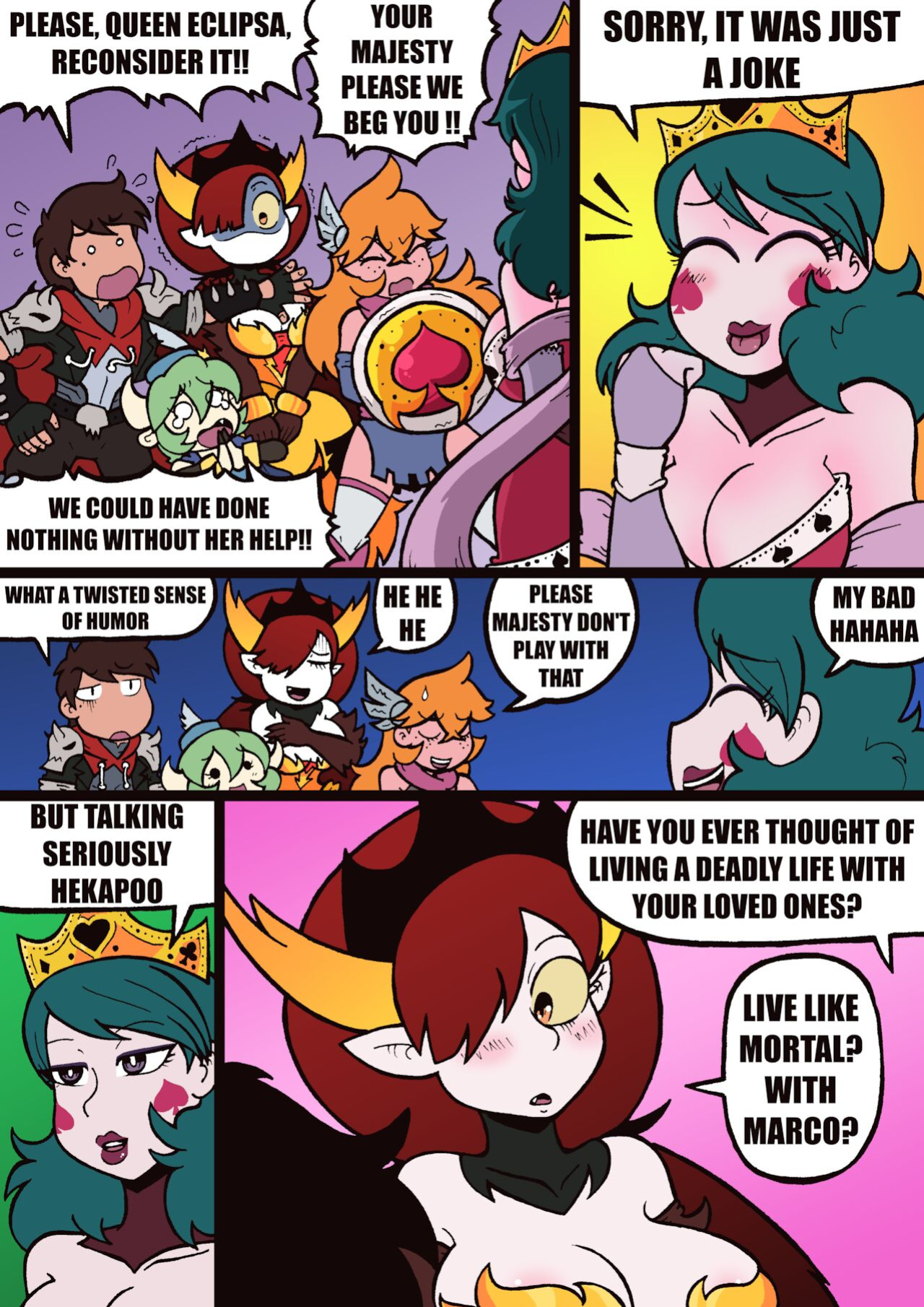 (Malandra Parodias)(Star Vs the Forces of Evil)Marco Harem Neverzone World (complete)