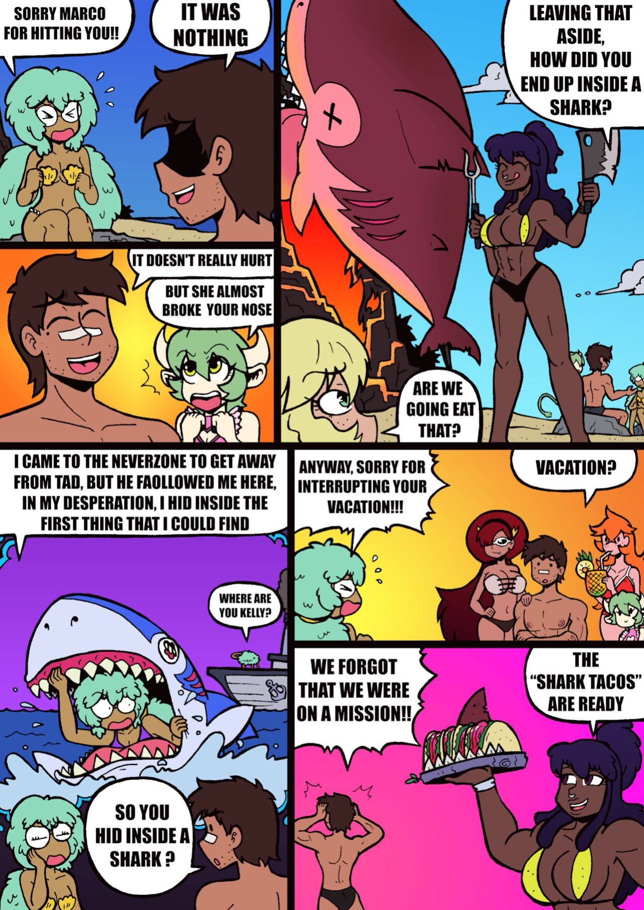(Malandra Parodias)(Star Vs the Forces of Evil)Marco Harem Neverzone World (complete)