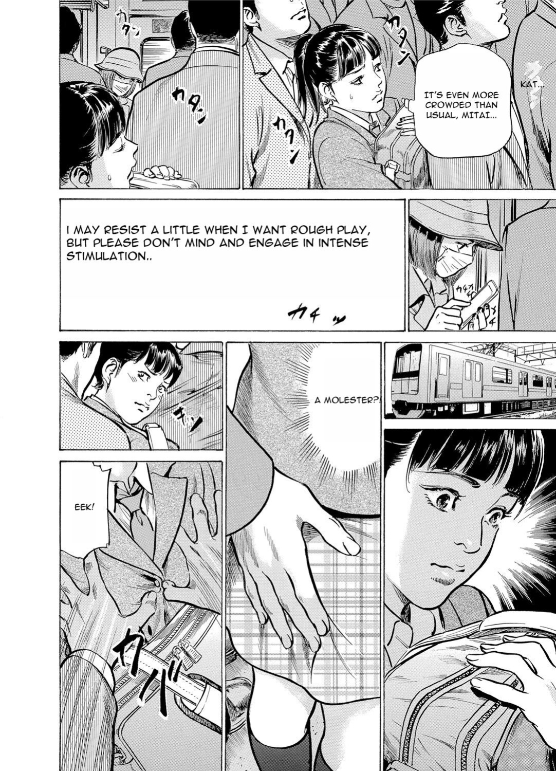 [Hazuki Kaoru] Chijoku Chikan Midara ni Aegu Onna-tachia 2