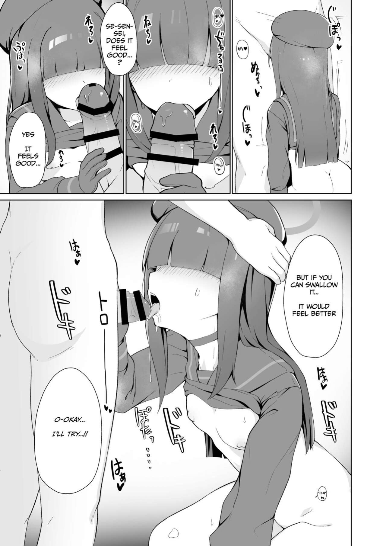 [Gelatin Koubou (Paingumi)] Seigi Jitsugen Iinkai Mob-chan no Ecchi na Hon | Justice Task Force Mob-chan's Naughty Book (Blue Archive) [Kivotos Cultured Nuns]