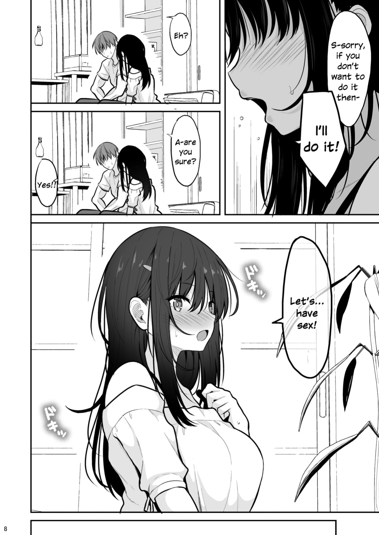[Nekonokone (Takeyuu)] Seiso na Kanojo o Nakadashi Chuudoku ni Saseru made [SDTLs]