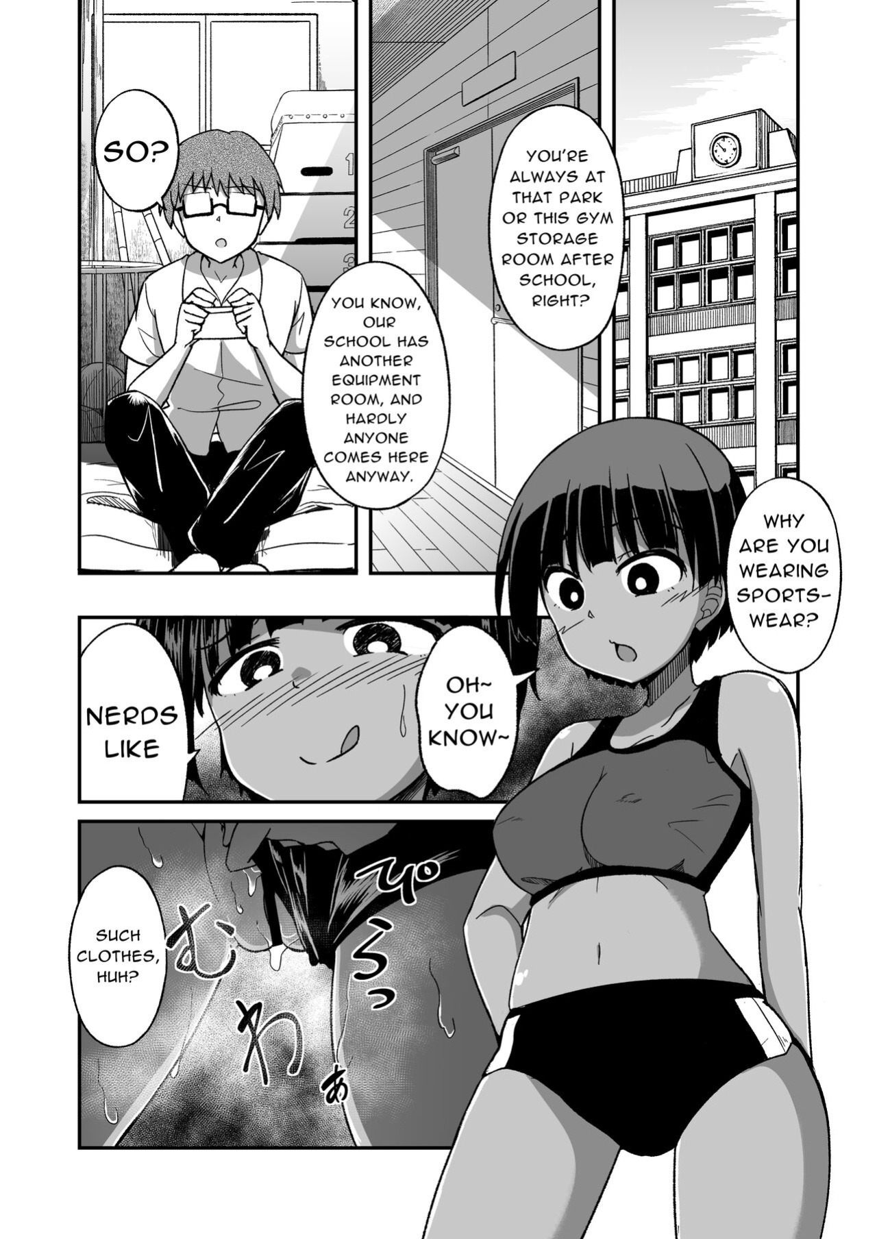 [Hanairo Momen (Dekigokoro)] Rikujoubu no Onna | The Track & Field Club Girl [Black Raven]