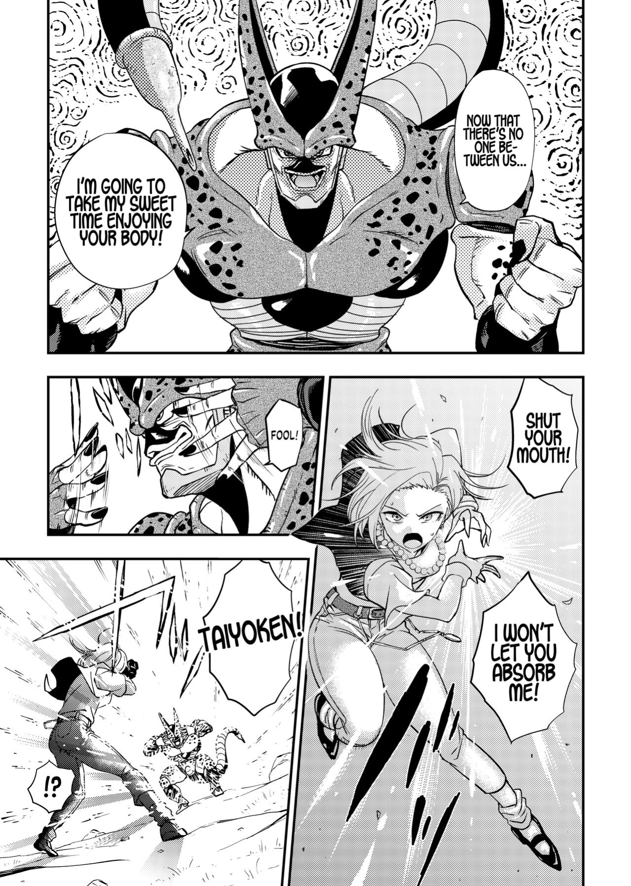 [Ameiro Biscuit (Susuanpan)] Cell no Esa - ~Hansuu Hen~ | Cell's Feed ~Regurgitation~ (Dragon Ball Z) [MegaFagget]