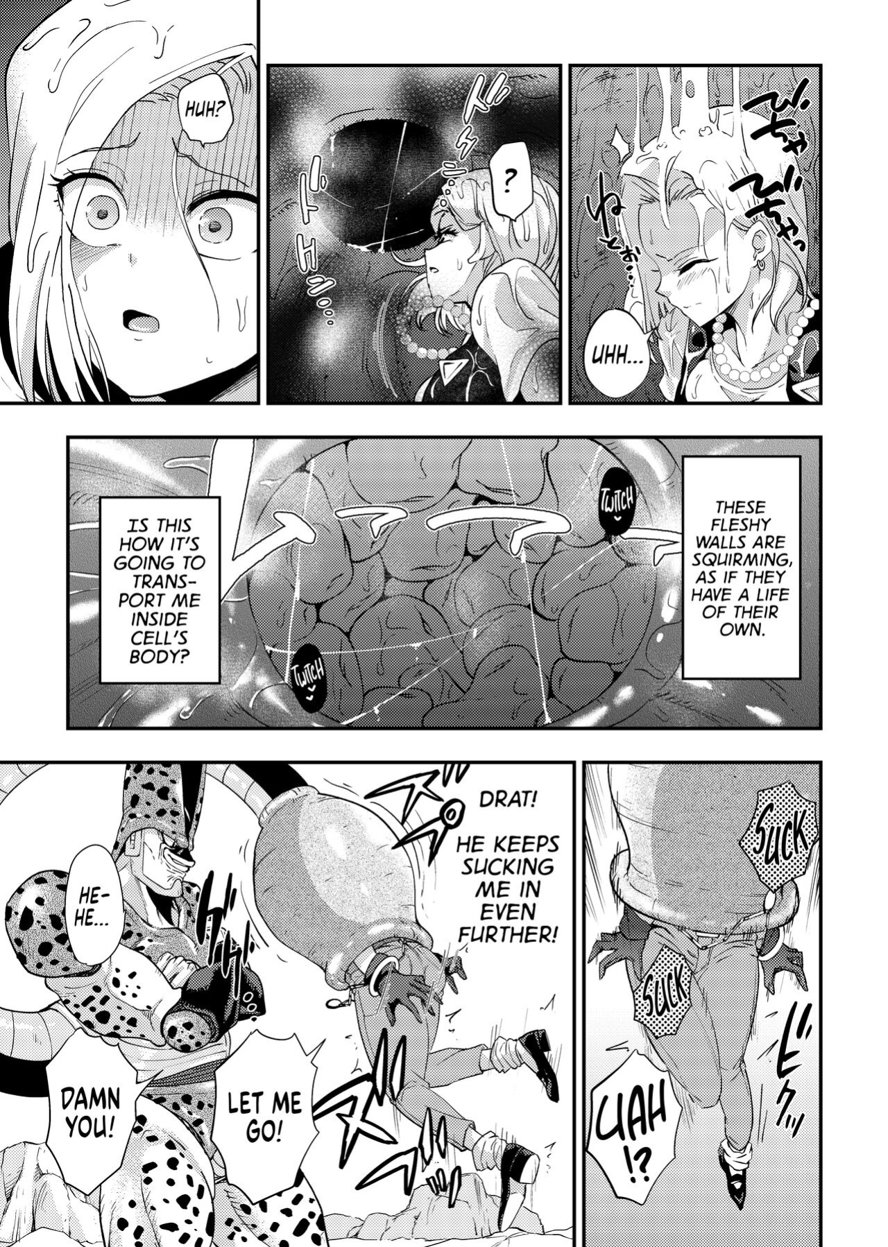 [Ameiro Biscuit (Susuanpan)] Cell no Esa - ~Hansuu Hen~ | Cell's Feed ~Regurgitation~ (Dragon Ball Z) [MegaFagget]