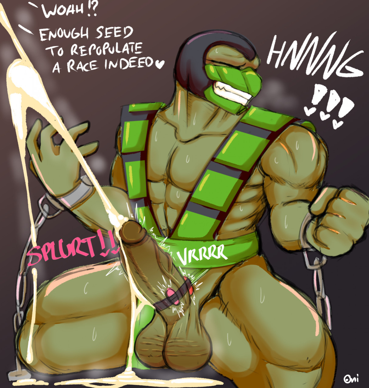 [Oni_draws] Reptile Chained (Mortal Kombat)