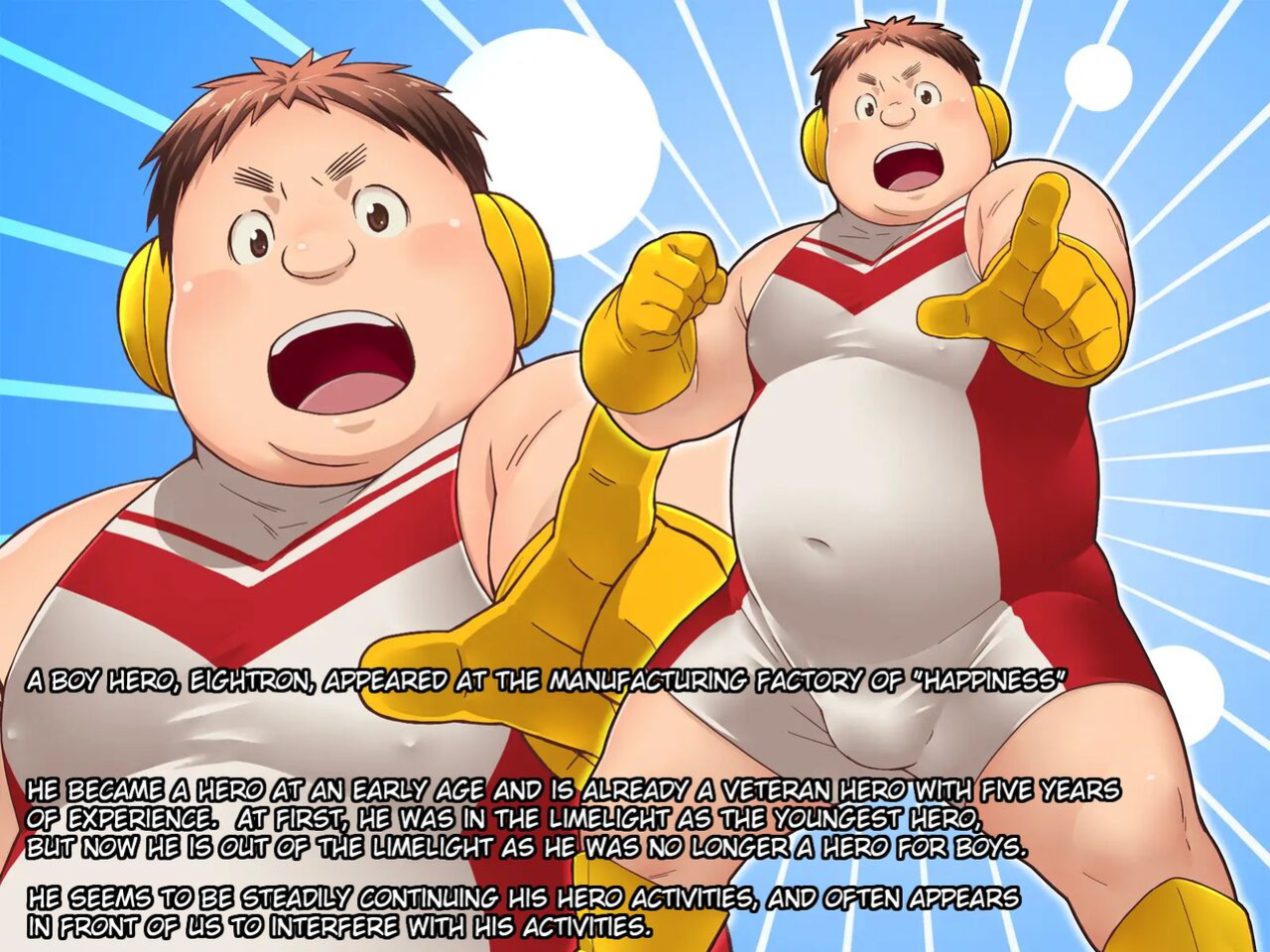 [Magumani (Maguma Taishi)] Eightron ~Chubby Boy Hero Humiliation Volume~