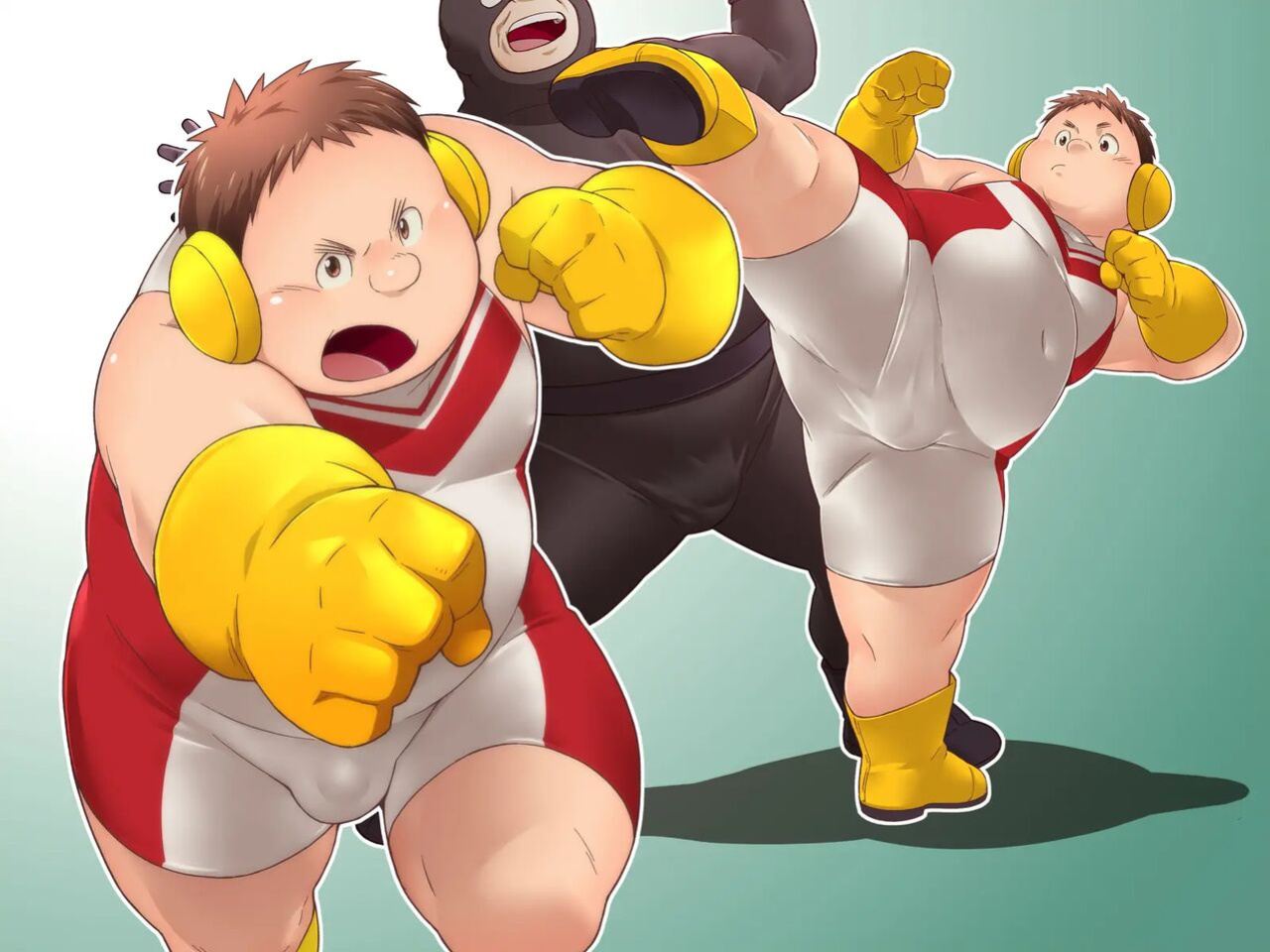 [Magumani (Maguma Taishi)] Eightron ~Chubby Boy Hero Humiliation Volume~