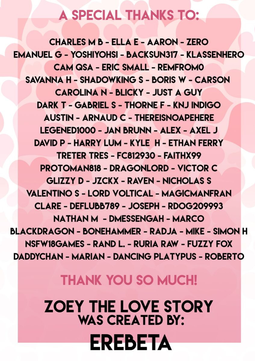 Zoey The Love Story Number 1 completed!