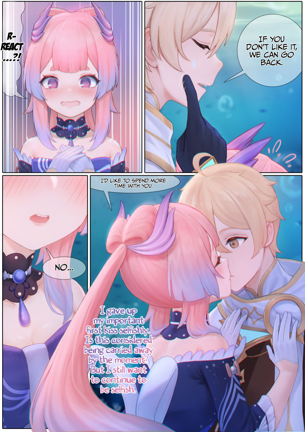 [Reikoku na Haizara] Flustered Kokomi (Genshin Impact) [LunaticSeibah + Papo41]
