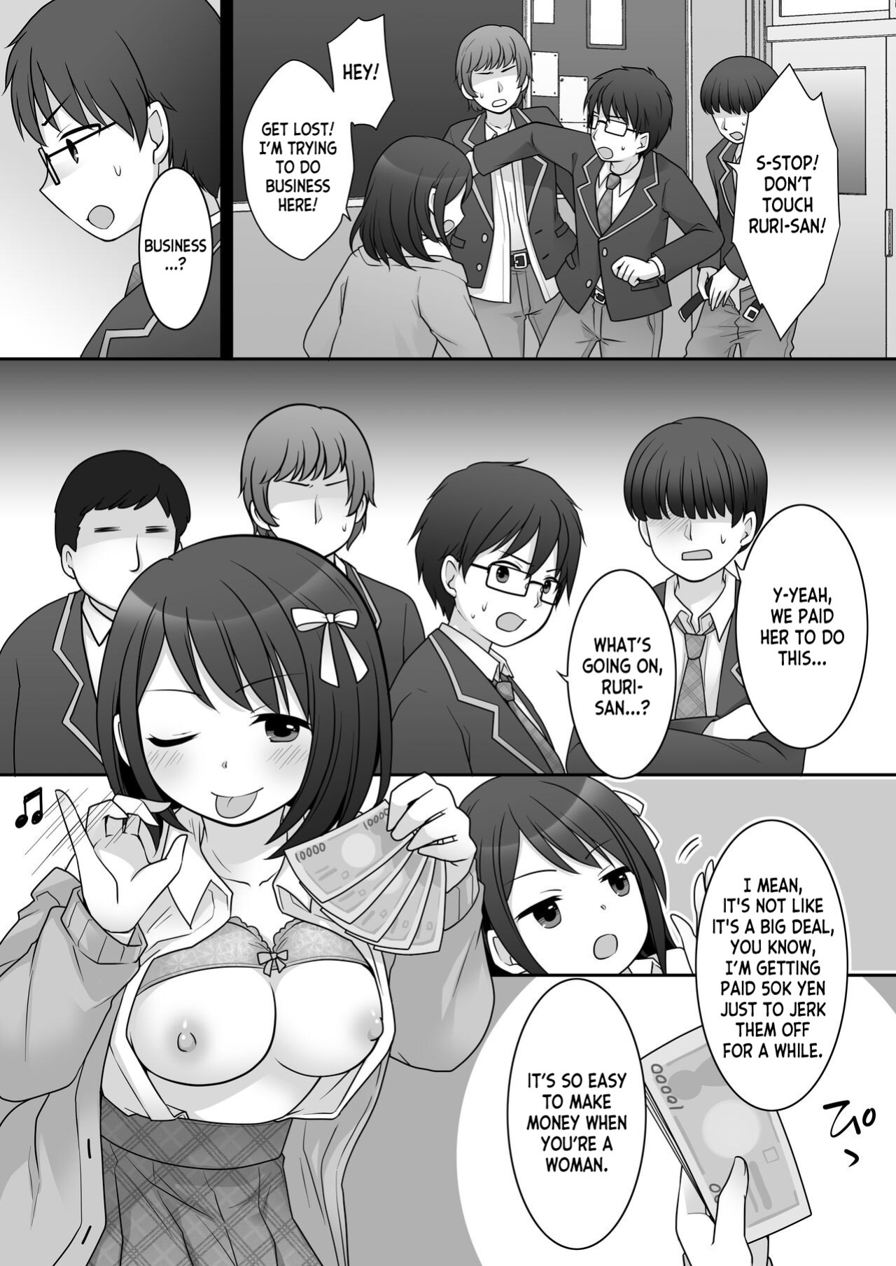 [TSF Mousou Chikusekijo (Kuratsuka Riko)] Furyou in Kanojo ~Boku no Kanojo no Karada wa Furyou Otoko (Aitsu) ni Nottoraremashita ~ [desudesu]