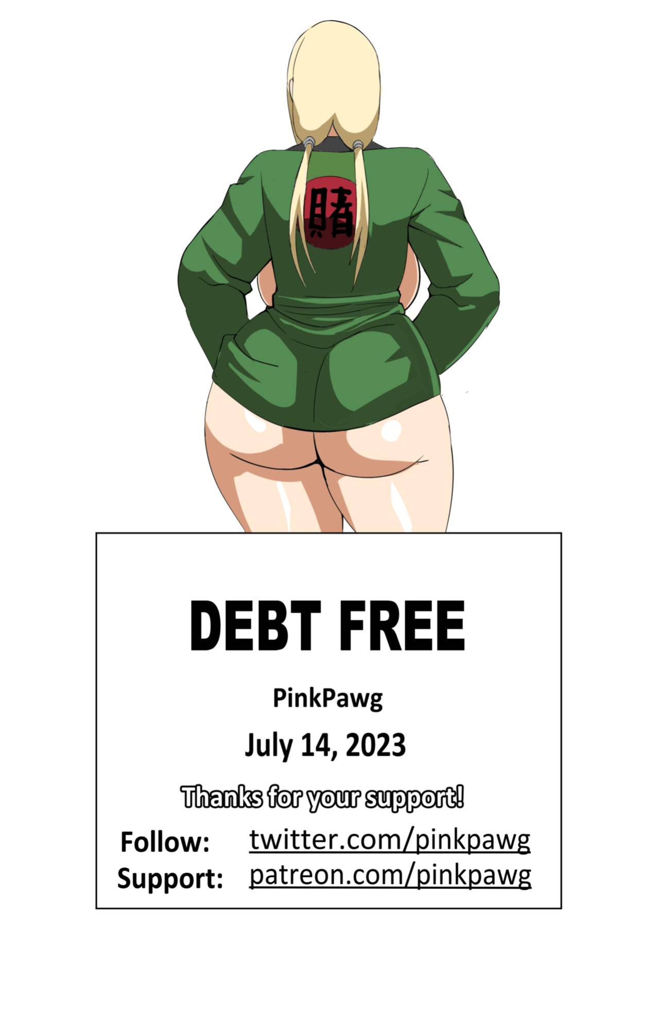 Tsunade Debt Free