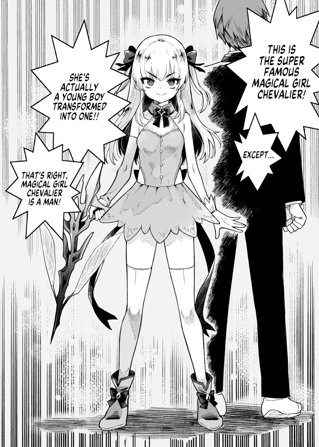 [I'm moralist (Yanagihara Mitsuki, InuSamrai, Kanimura Ebio)] TS Mahou Shoujo Chevalier-chan no Omanko wa Zenritsusen ga Nokotte iru kara Kitsukute Binkan tte Maji desu ka! | Is it true that TS Magical Girl Chevalier still has her Prostate? [GTF]