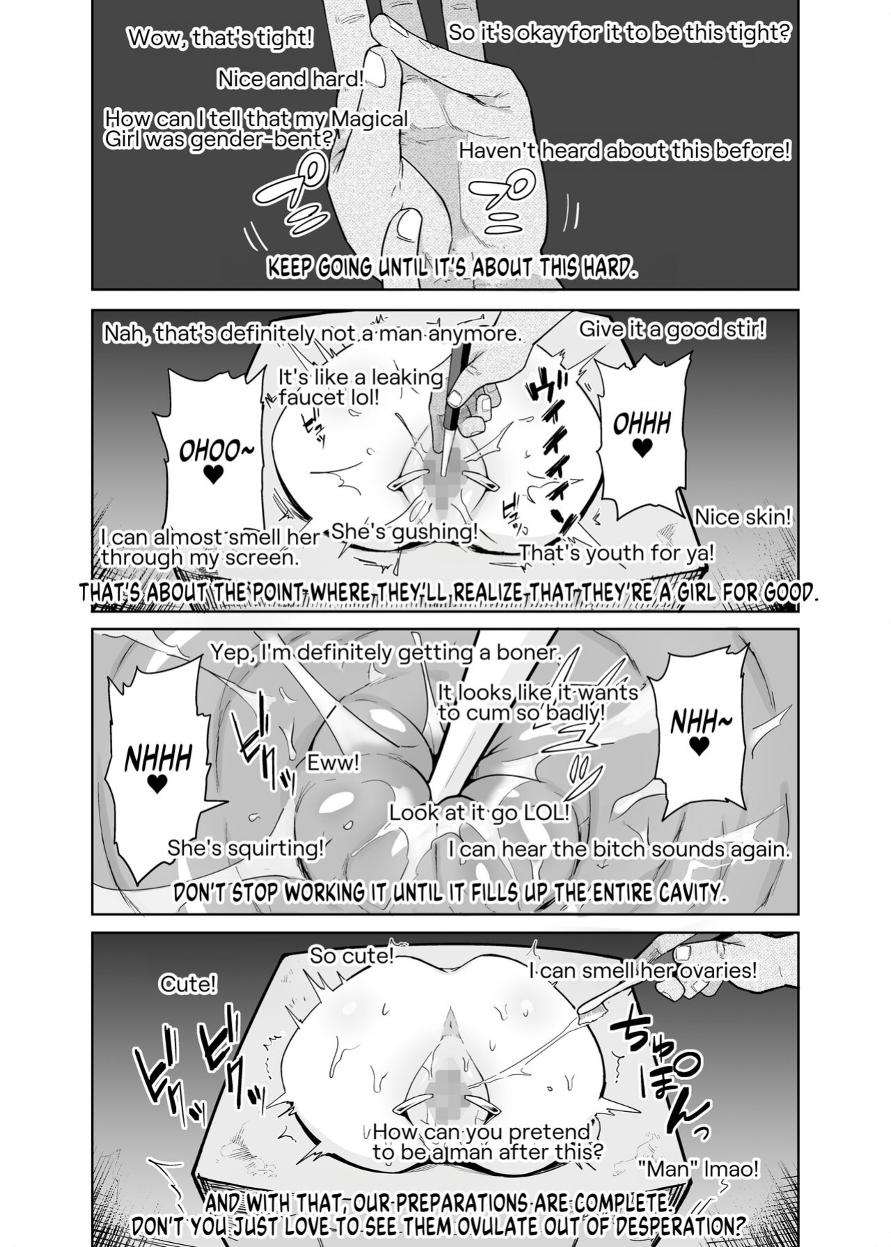 [I'm moralist (Yanagihara Mitsuki, InuSamrai, Kanimura Ebio)] TS Mahou Shoujo Chevalier-chan no Omanko wa Zenritsusen ga Nokotte iru kara Kitsukute Binkan tte Maji desu ka! | Is it true that TS Magical Girl Chevalier still has her Prostate? [GTF]