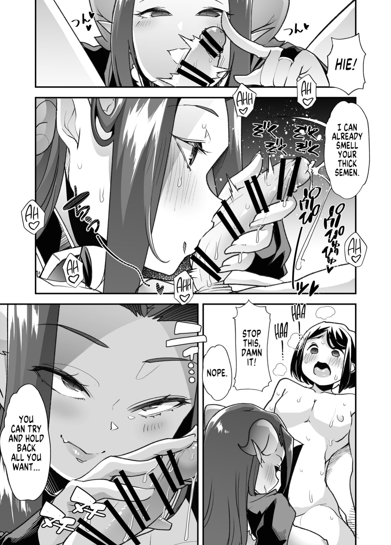 [Amuai Okashi Seisakusho (HNZM, Mitsuhime Moka)] Shasei Shitara Owari! ~TS Mesu Pet-ka no Noroi~ | Cum and You're Done For! TS Bitch Pet Curse~ [GTF]