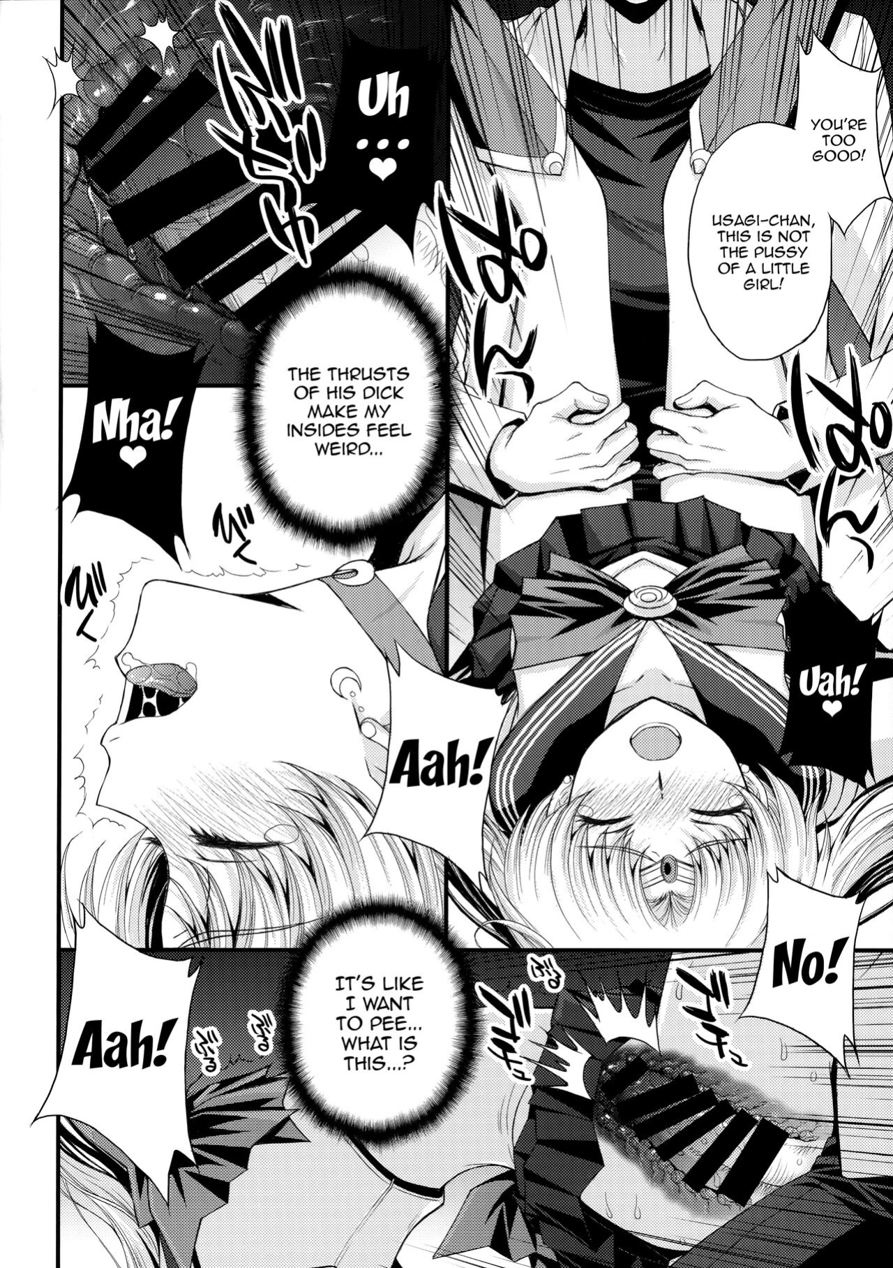[Secret Society M (Kitahara Aki)] Usagi no Junjou! Chin Make Bishoujo Senshi! / As Innocent as a Bunny! The Pretty Guardian Loses to the Dick!