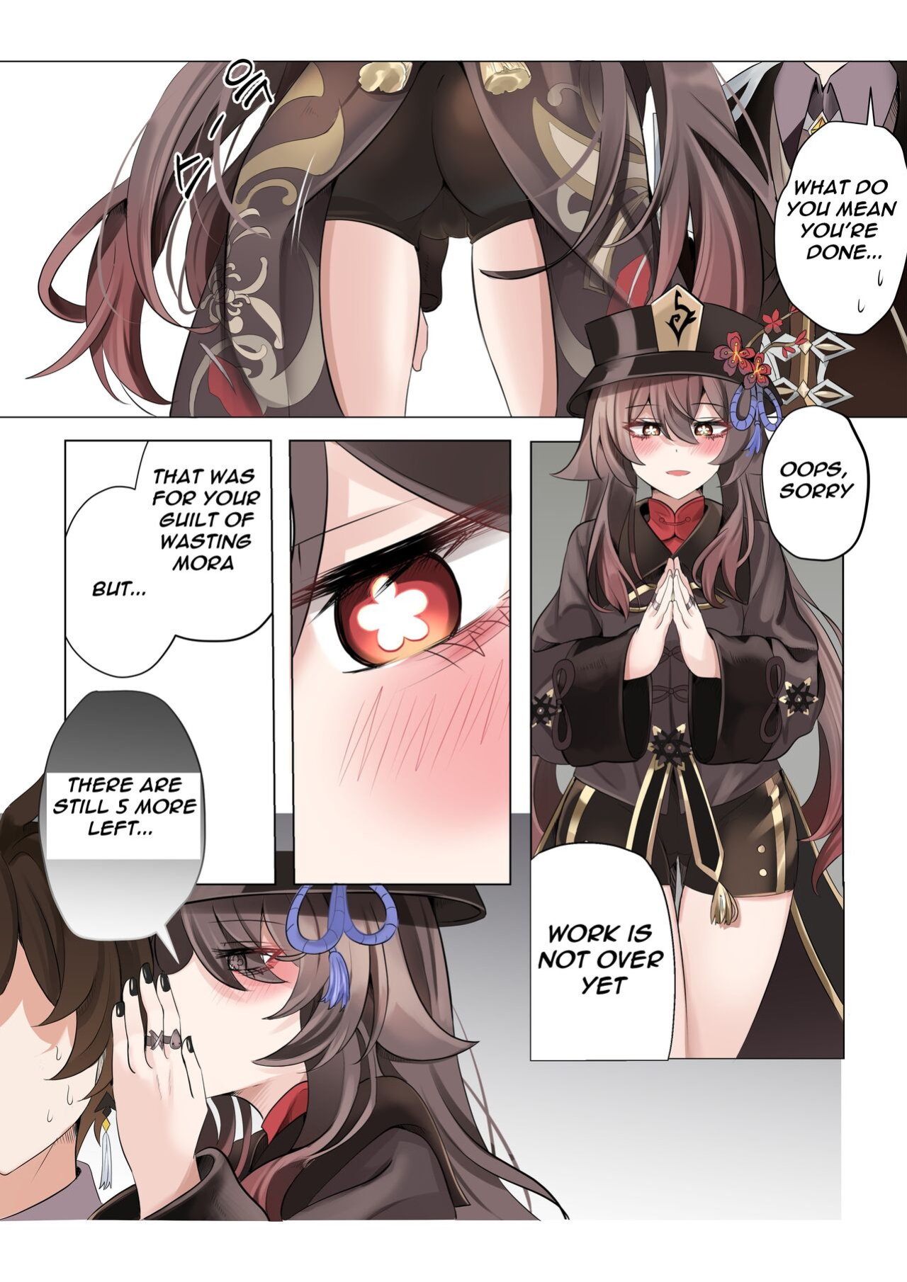 [bubo] Contract (remake) - A Hu Tao x Zhongli Hentai Comic (Genshin Impact) [ZTN translation]