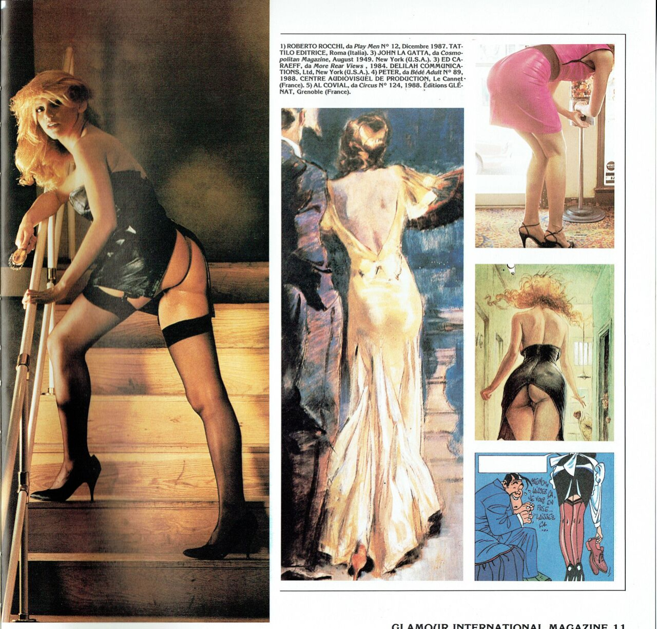 Glamour International Magazine no.13 March 1989