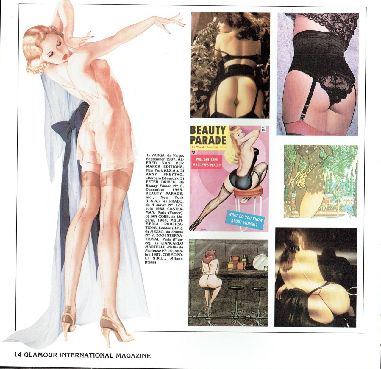 Glamour International Magazine no.13 March 1989
