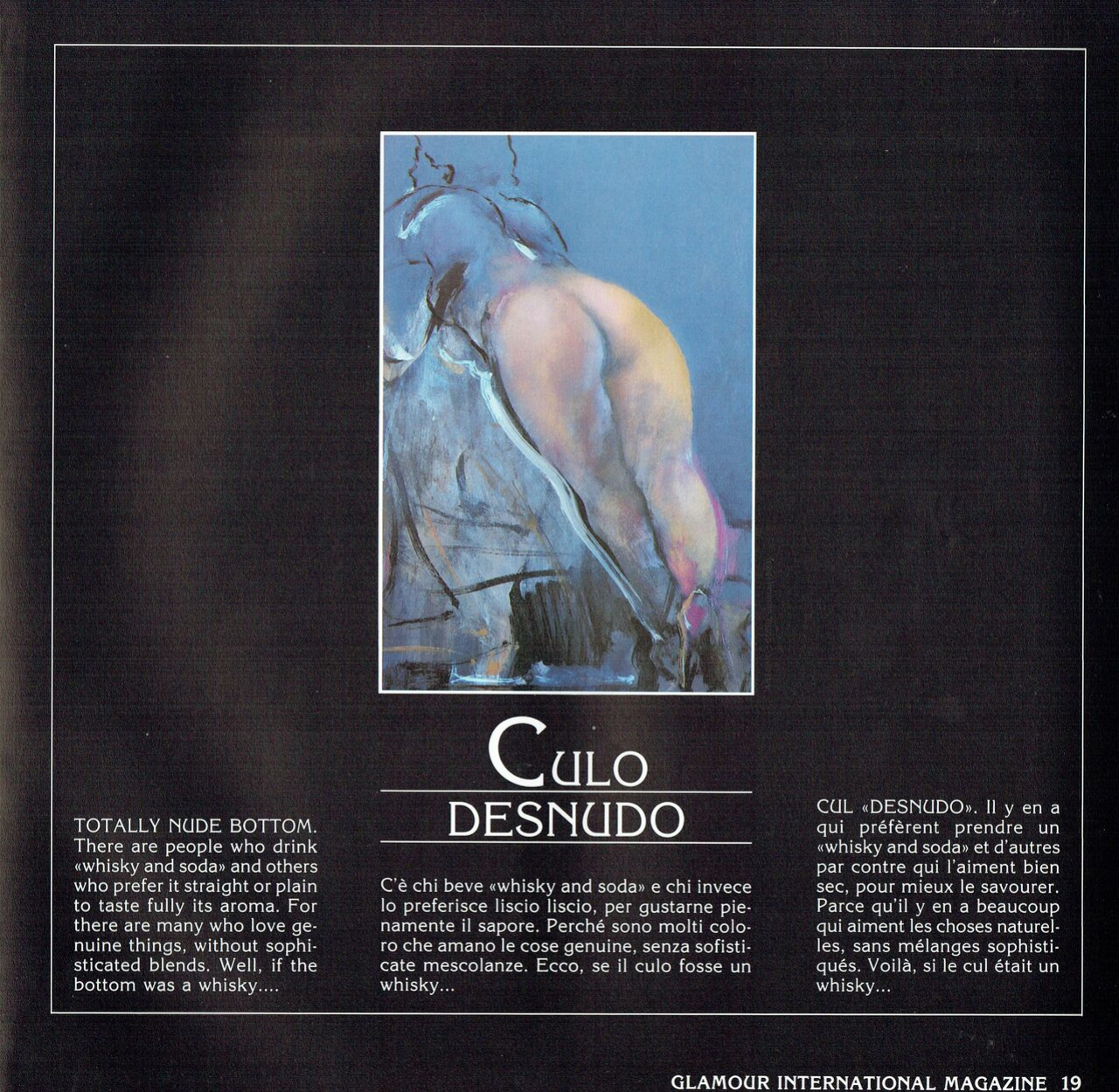Glamour International Magazine no.13 March 1989