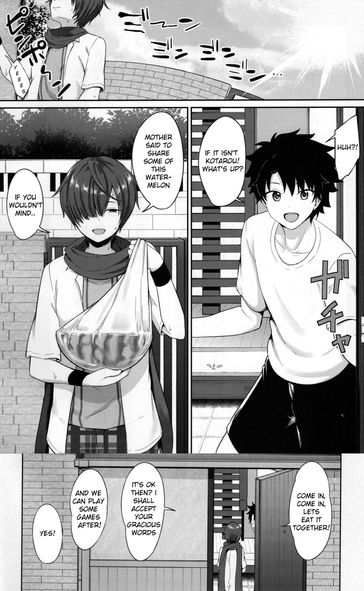 [Toitoikai (Toitoi)] Natsu, Asedaku no Kouhai to | Summer With My Sweat Soaked Kouhai (Fate/Grand Order)