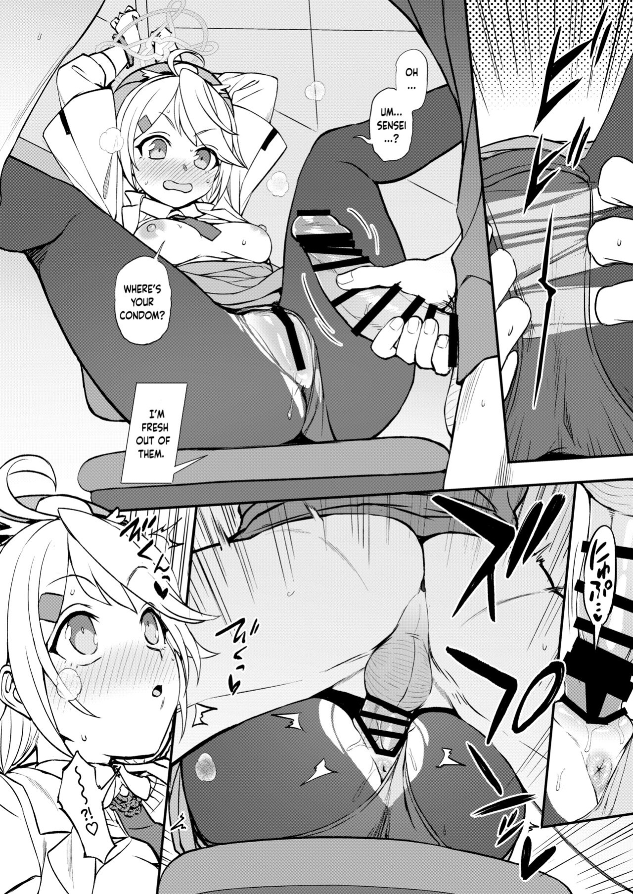 [Kuma no Tooru Michi (Kumano Tooru)] Sensei to Seito to no XXX wa Kivotos de wa Hanzai de wa Arimasen! | S*x Between a Student and a Teacher is NOT a Crime in Kivotos! (Blue Archive) [Douzo Lad Translations]