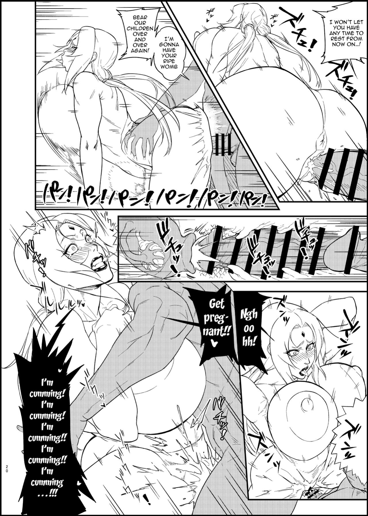 [Aroma Gaeru (Numahana)] Jukumitsuki Intouden 3・Ge / Debauchery of a Mature Honeypot Princess Ch 3 - Part 2 (Naruto)