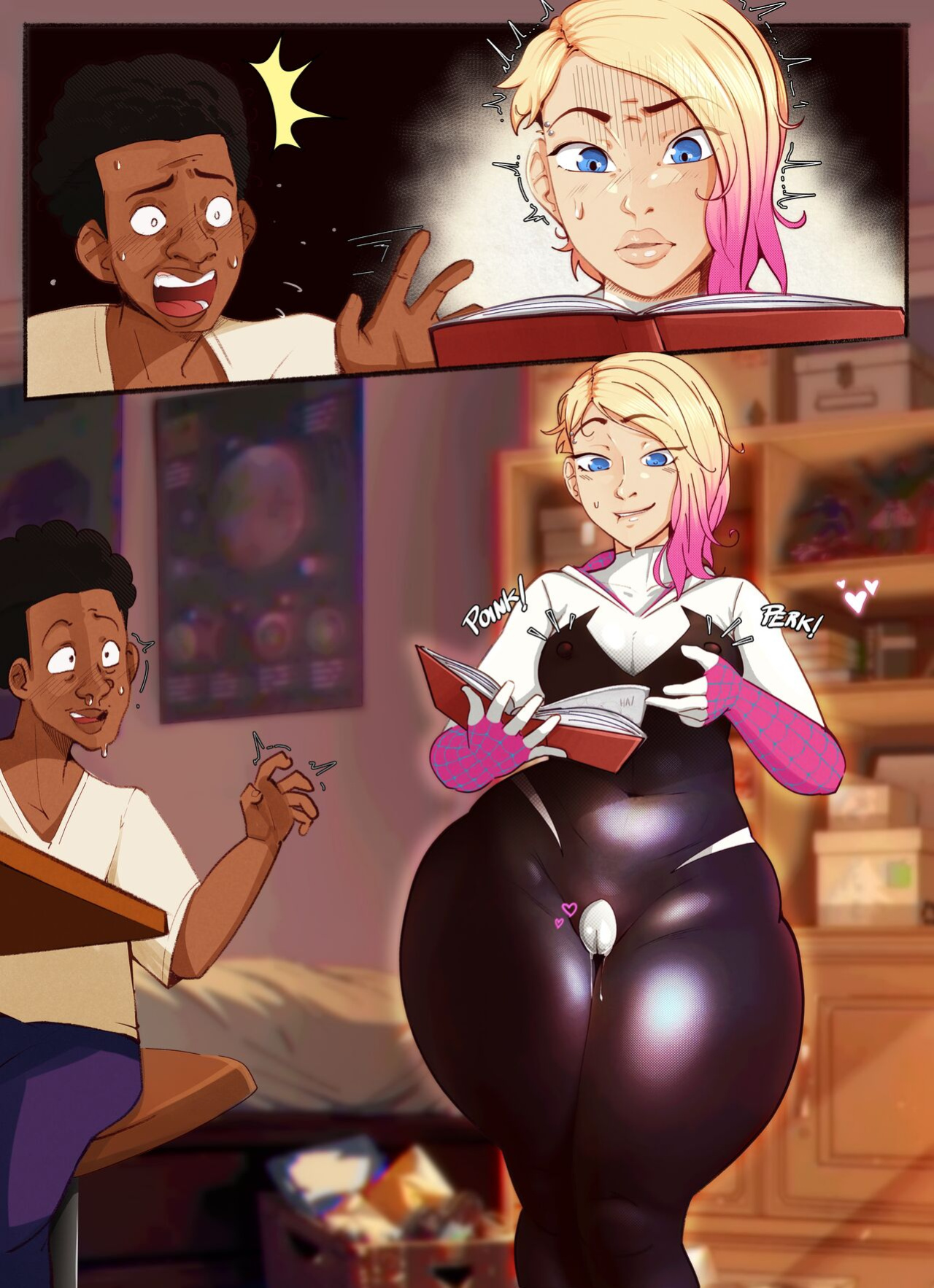 [BitterCream] Gwen Stacy Story [Uncensored]