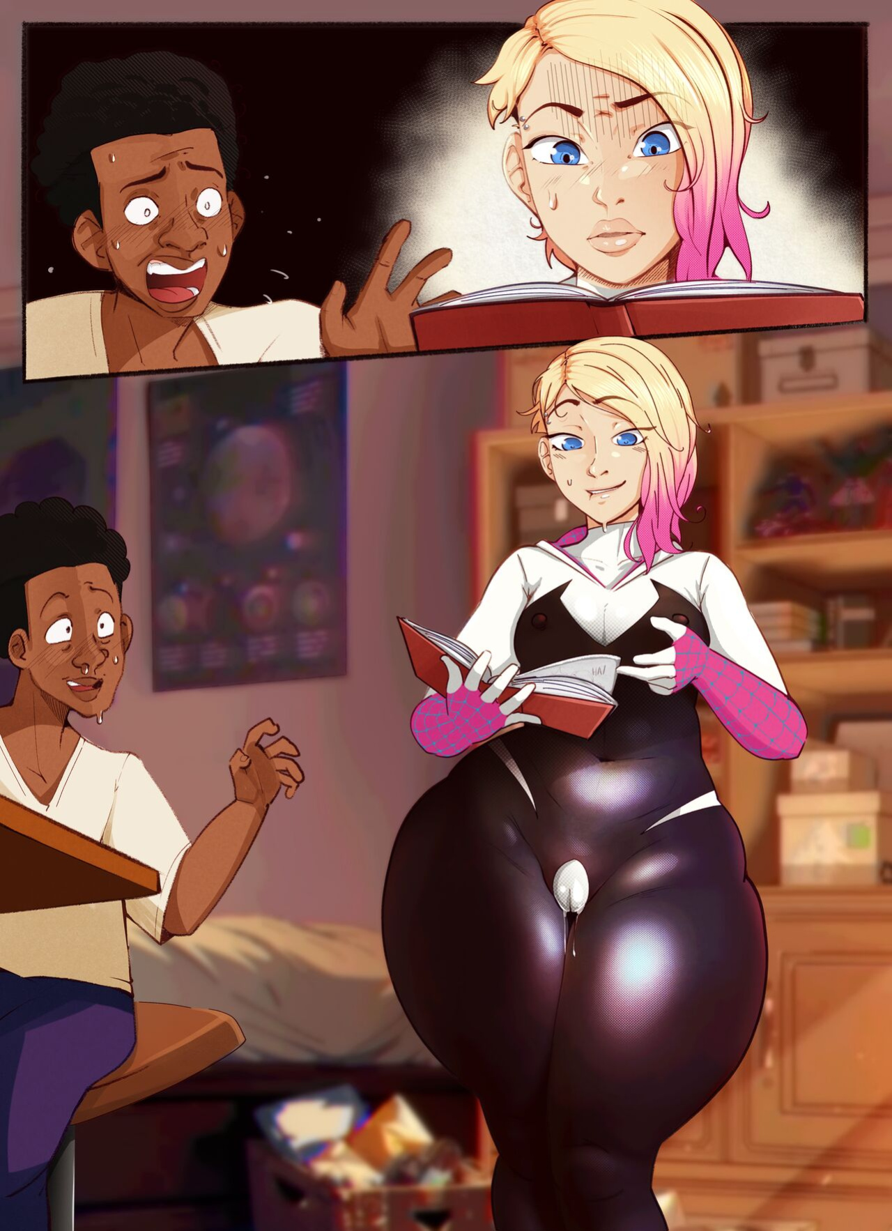 [BitterCream] Gwen Stacy Story [Uncensored]