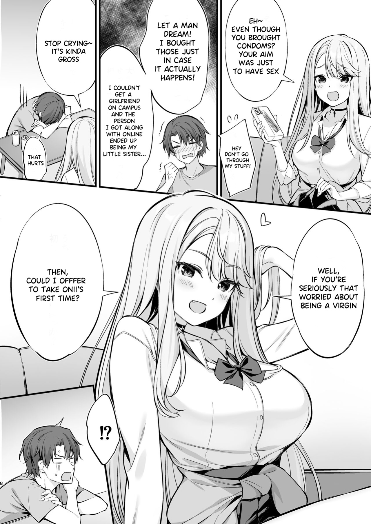 [P:P (Oryou)] SNS de Deatta no wa Gyaru-ka shita Imouto Deshita
