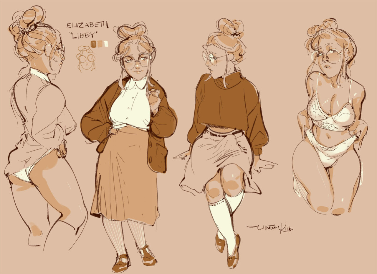 [Winton Kidd] Libby & Holly: Chapter 1-3 (+bonus arts)