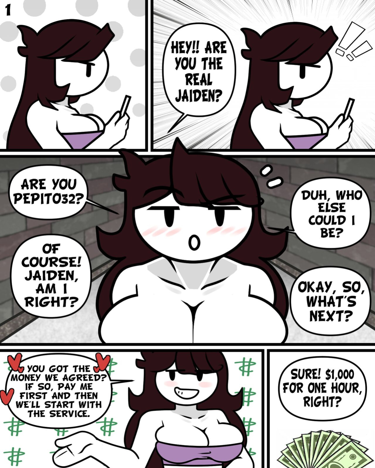 Jaiden New Job (Cómic) Part 1 English