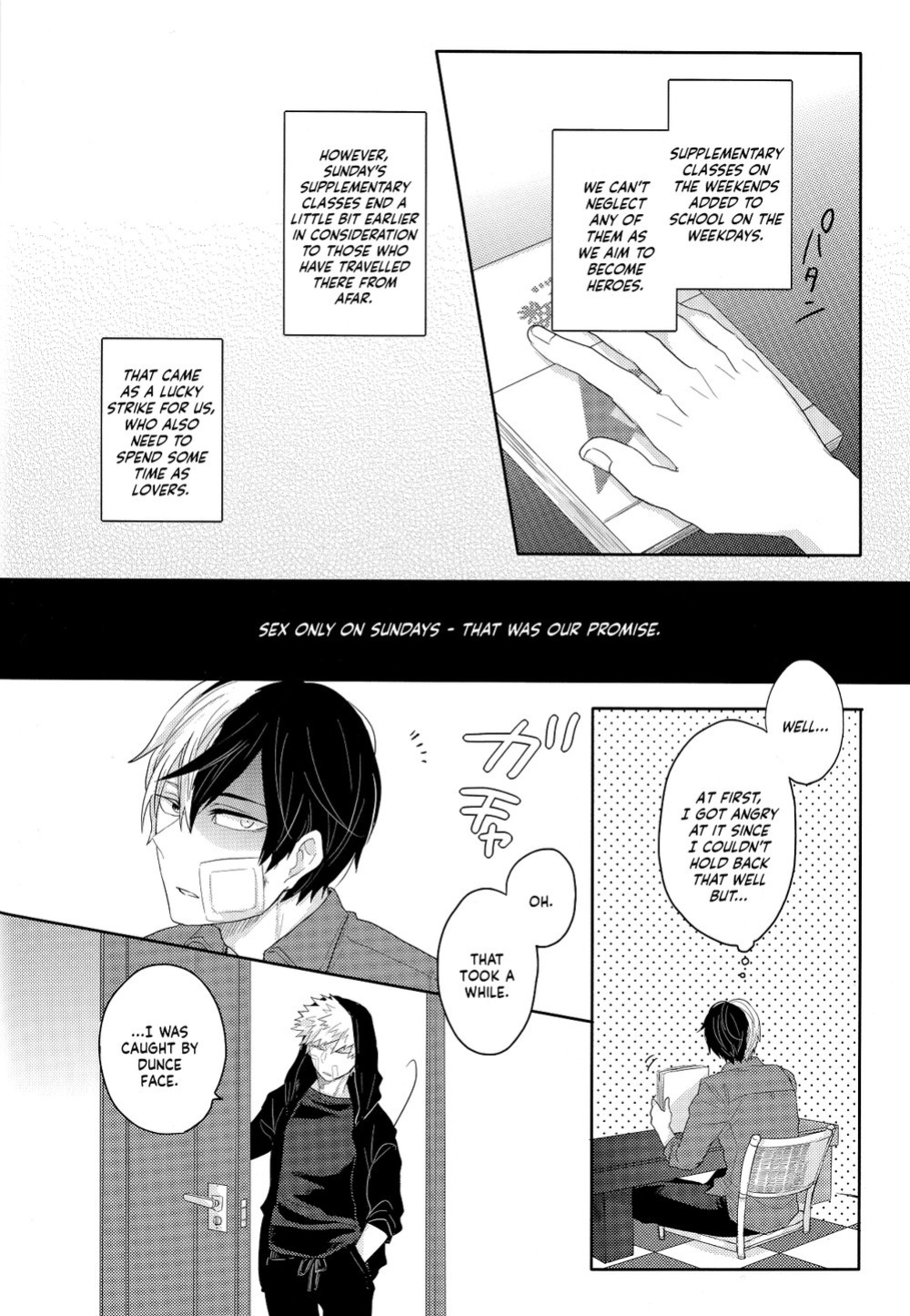 [Geranium (Kei)] Nichiyoubi wa Tokubetsu (My Hero Academia) {Nanashi.Translates}