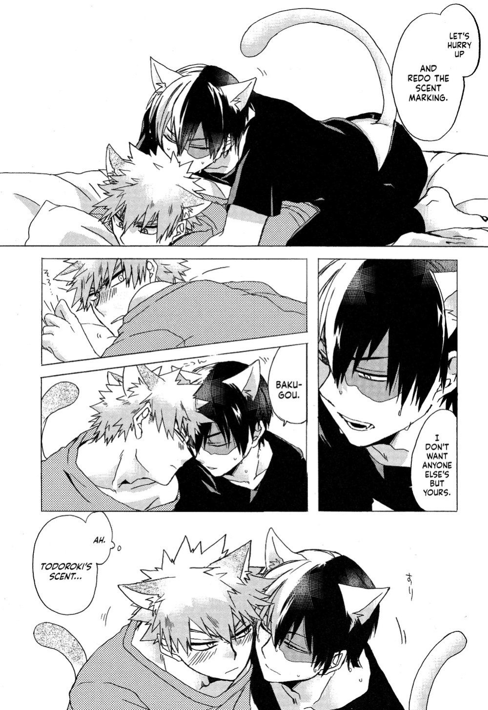 [Geranium (Kei)] Neko Biyori (My Hero Academia) {Nanashi.Translates}