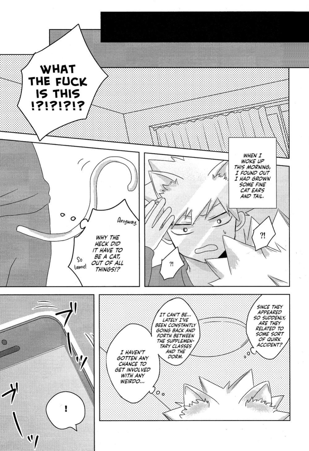 [Geranium (Kei)] Neko Biyori (My Hero Academia) {Nanashi.Translates}