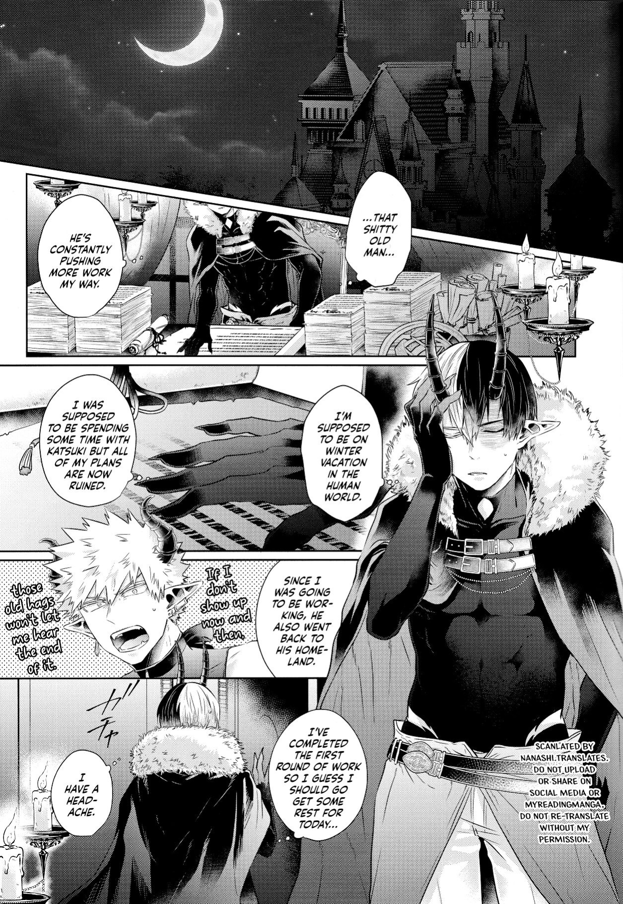 [Geranium (Kei)] mitsugetsu (My Hero Academia) {Nanashi.Translates}