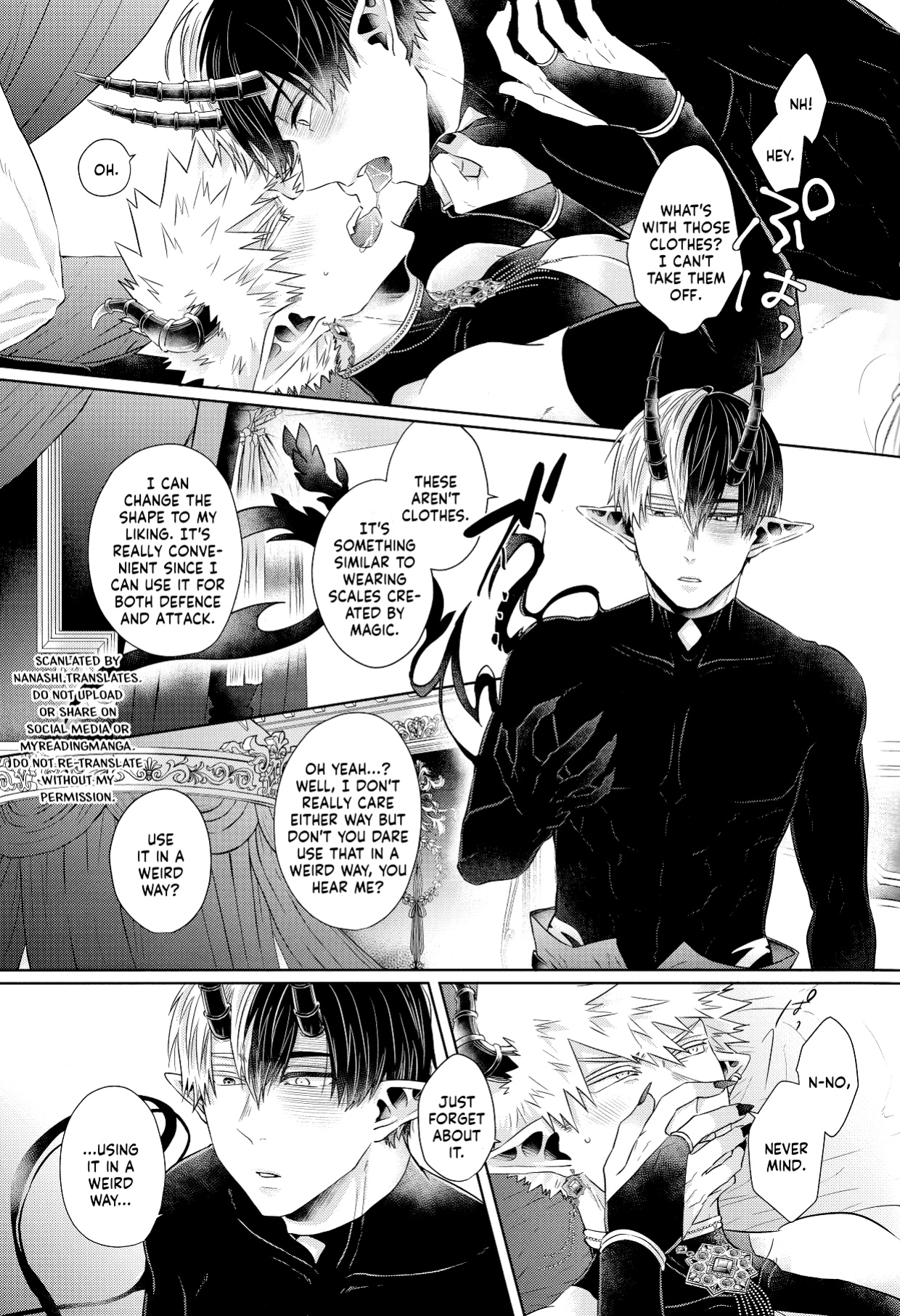 [Geranium (Kei)] mitsugetsu (My Hero Academia) {Nanashi.Translates}