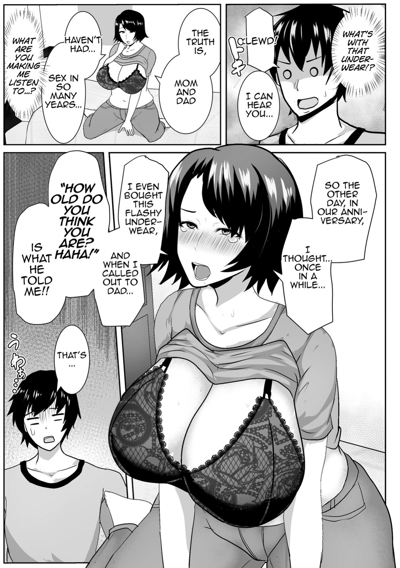 [Akikan (ox Akikan ox)] Iede Shite Kita Kaa-san ga Erosugiru | My Runaway Mom is Way Too Erotic [MrBubbles]