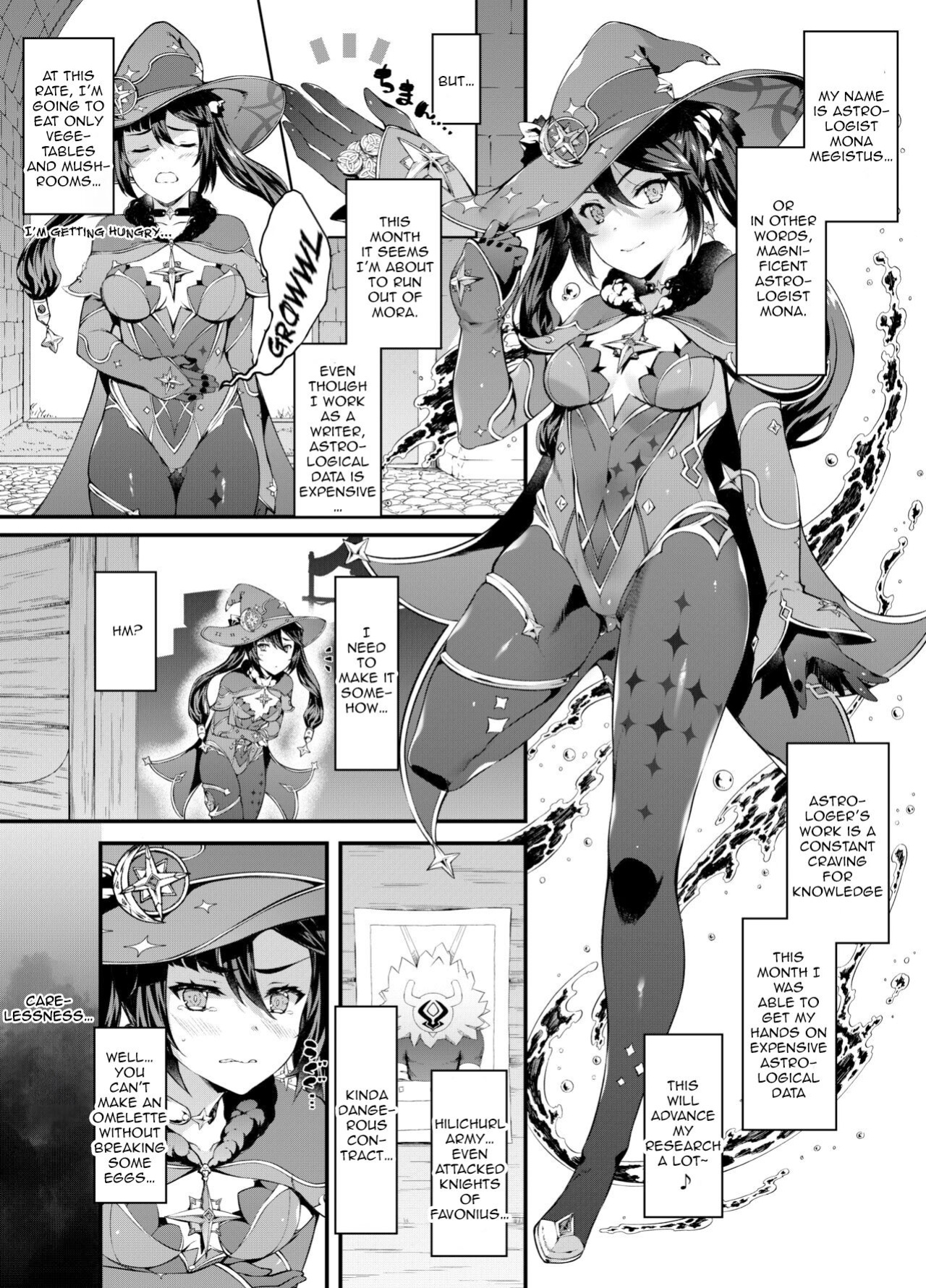 [Sheepfold (Tachibana Yuu)] Hoshi ga Ochita Hi | The Day the Star Descended (Genshin Impact) [Llanowar_elf]