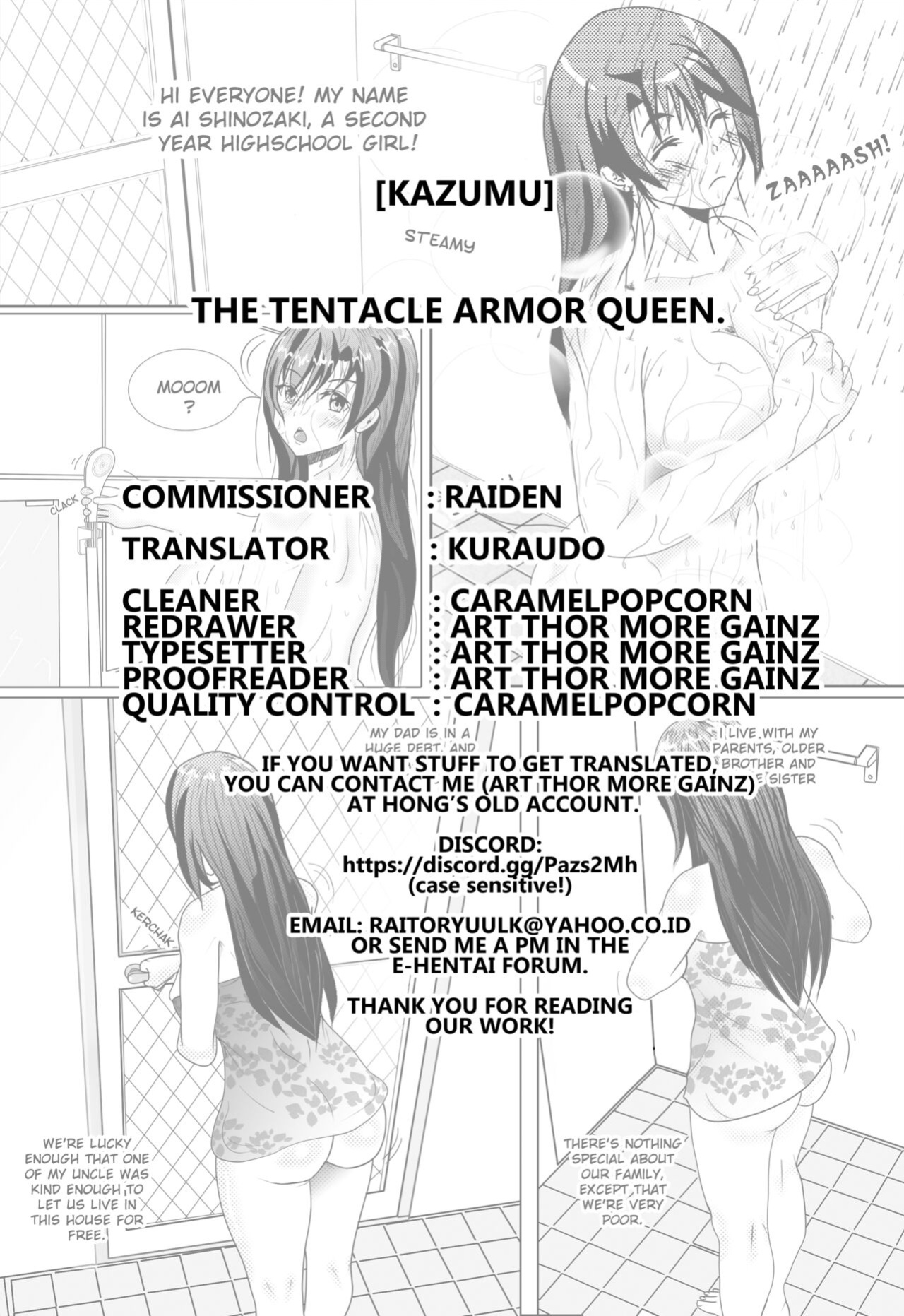 [Kazumu] The Tentacle Armor Queen (2D Comic Magazine Shokushu Yoroi ni Zenshin o Okasare Mugen Zecchou! Vol. 5 ) [Kuraudo]