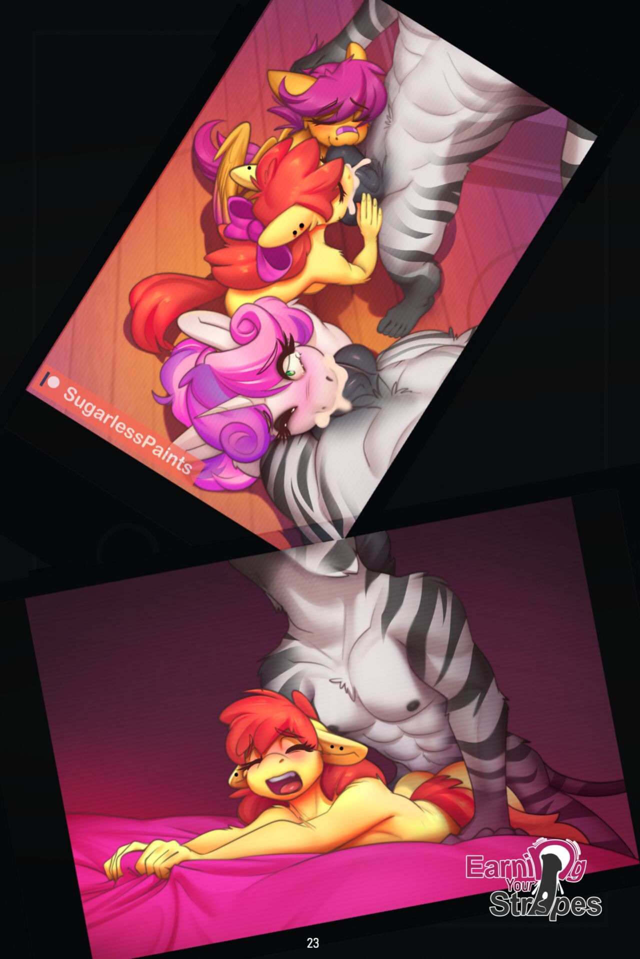 [Sugarlesspaints] Earning Your Stripes