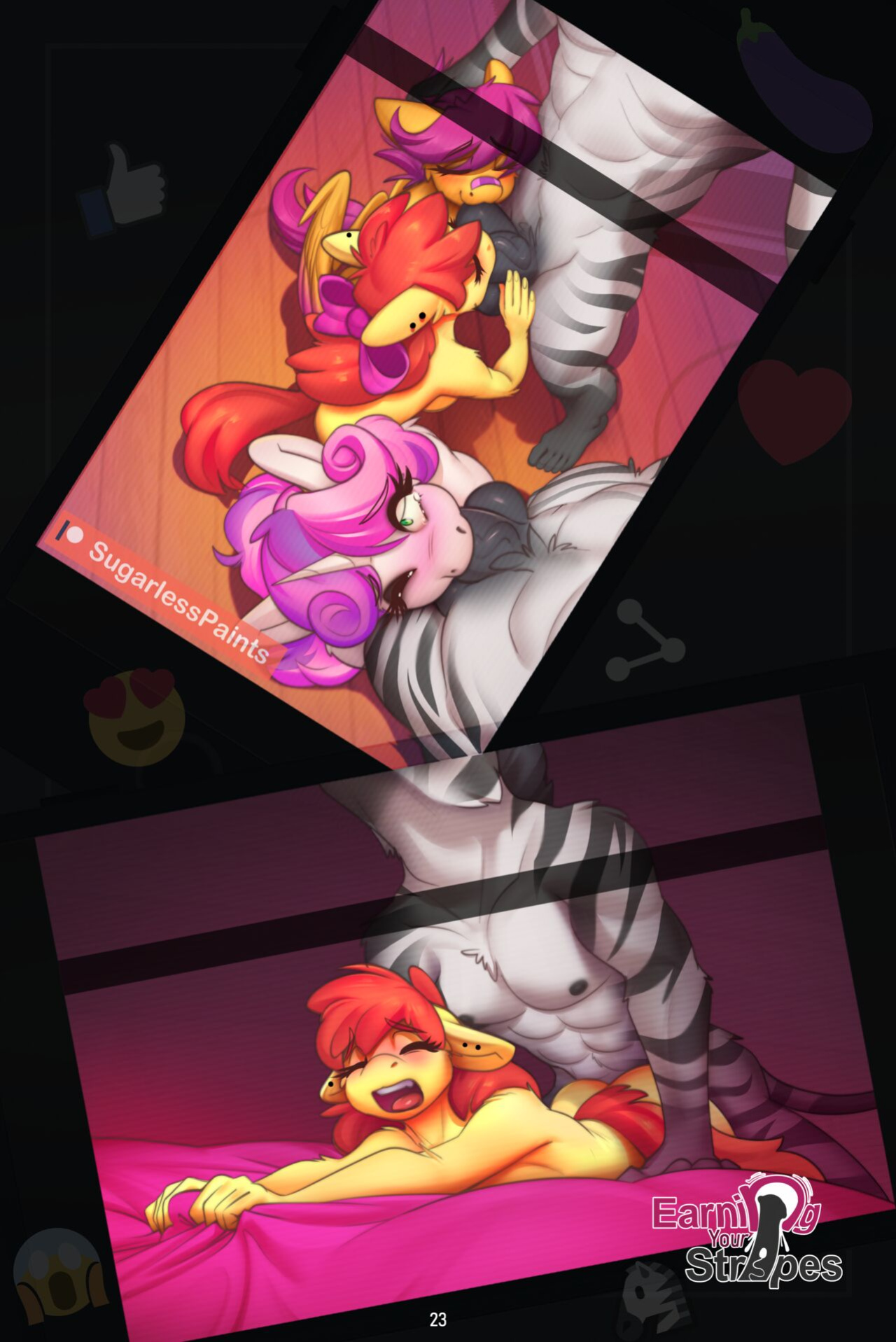 [Sugarlesspaints] Earning Your Stripes